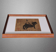 庄浪书画装裱配框服务案例